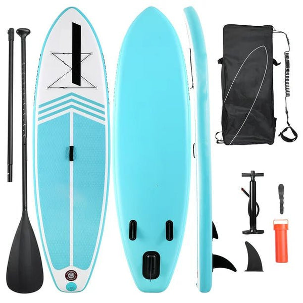 Inflatable Paddle Board Stand Up Paddle Board SUP with Premium Stand-up Paddle Board Accessories & Non-Slip Deck ISUP Backpack Paddle Leash Pump Paddle Board for Fishing Yoga for Adult & Youth & Kid--Wholesale--US - NAIPO