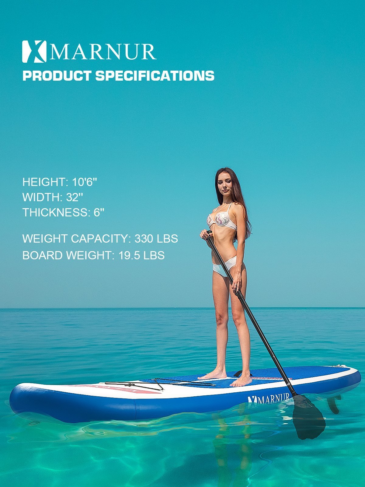 Inflatable Stand Up Paddle Board 2021 Latest Upgrade 30" SUP Board Set, Inflatable, 350 Lbs, Non-Slip Deck, Paddle Surfboard, Paddle, Pump, Backpack--Wholesale--US - NAIPO