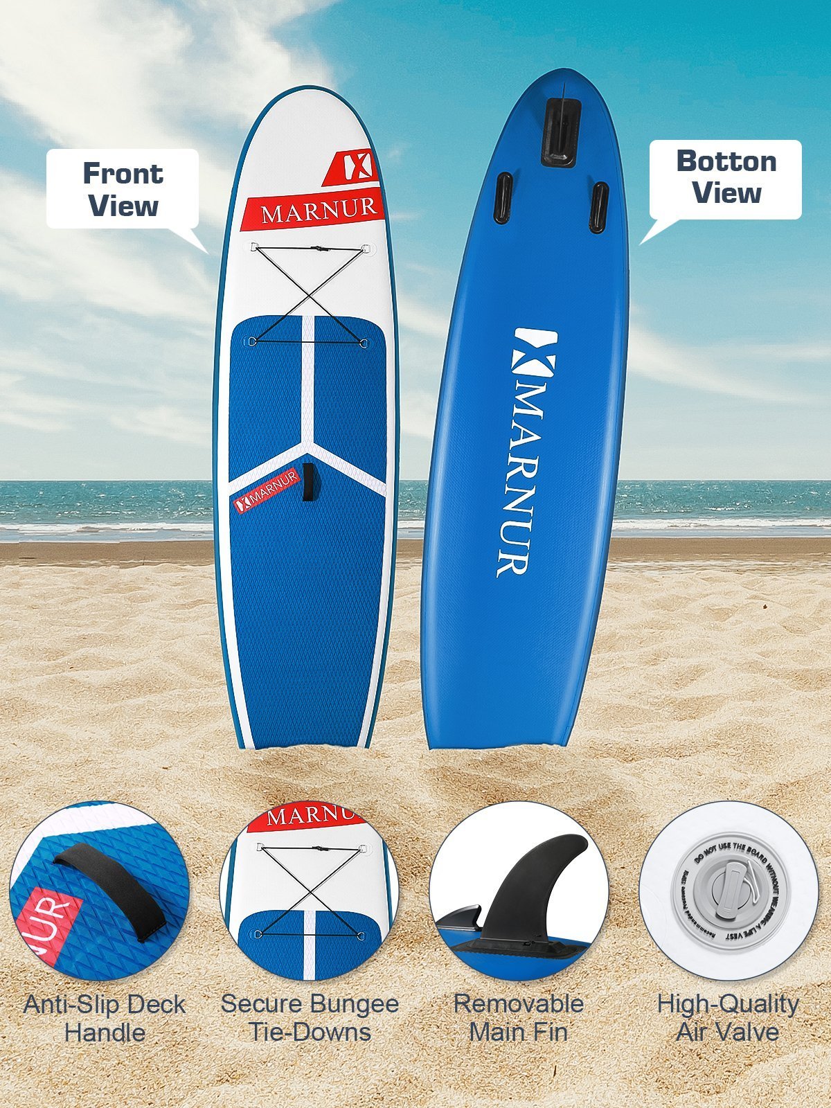 Inflatable Stand Up Paddle Board 2021 Latest Upgrade 30" SUP Board Set, Inflatable, 350 Lbs, Non-Slip Deck, Paddle Surfboard, Paddle, Pump, Backpack--Wholesale--US - NAIPO