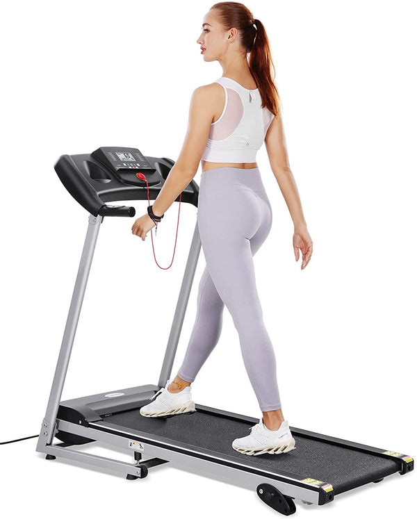 MaxKare Folding Treadmill Running Machine Electric Treadmill 3 Levels Manual Incline 1.5 HP - NAIPO