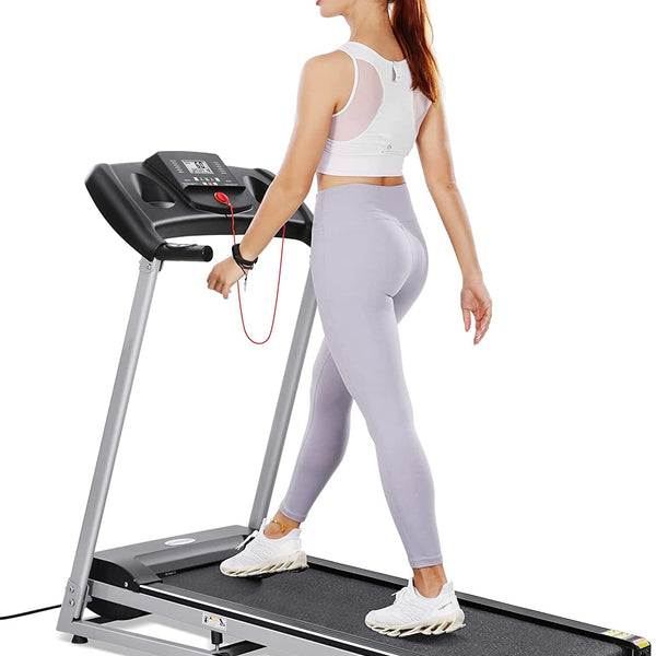 MaxKare Folding Treadmill Running Machine Electric Treadmill 3 Levels Manual Incline 1.5 HP