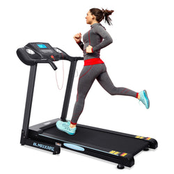 MaxKare Treadmill with 12% Auto Incline Folding Treadmill Running Machine 2.5 HP Power 8.5 MPH Speed with 15 Preset LCD Display for Home Use - NAIPO