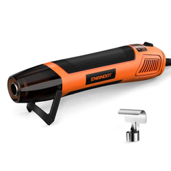 MINI HEAT GUN FOR CRAFTS, 350W 662℉ HOT AIR GUN TOOL WITH REFLECTOR NOZZLE AND 75 INCHES LONG CABLE, DIY - NAIPO