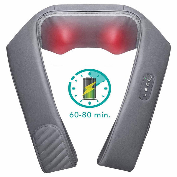 Naipo Cordless Rechargeable Neck Shoulder Massager, Shiatsu Massage oCuddle-P1