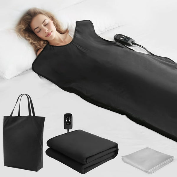 Naipo Infrared Sauna Blanket, Portable Remote Control Professional Body Shaper Sauna Slimming Blanket for Home - NAIPO