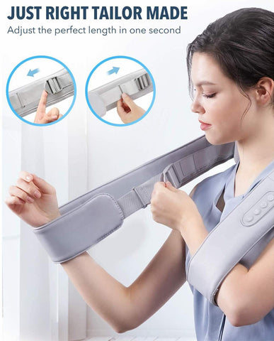 NAIPO Shoulder Massager with Adjustable Heat and Straps  oCuddle C1