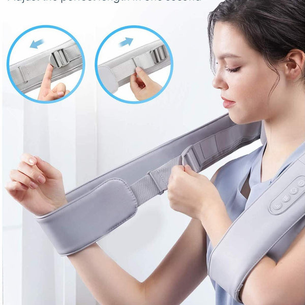 NAIPO Shoulder Massager with Adjustable Heat and Straps  oCuddle C1