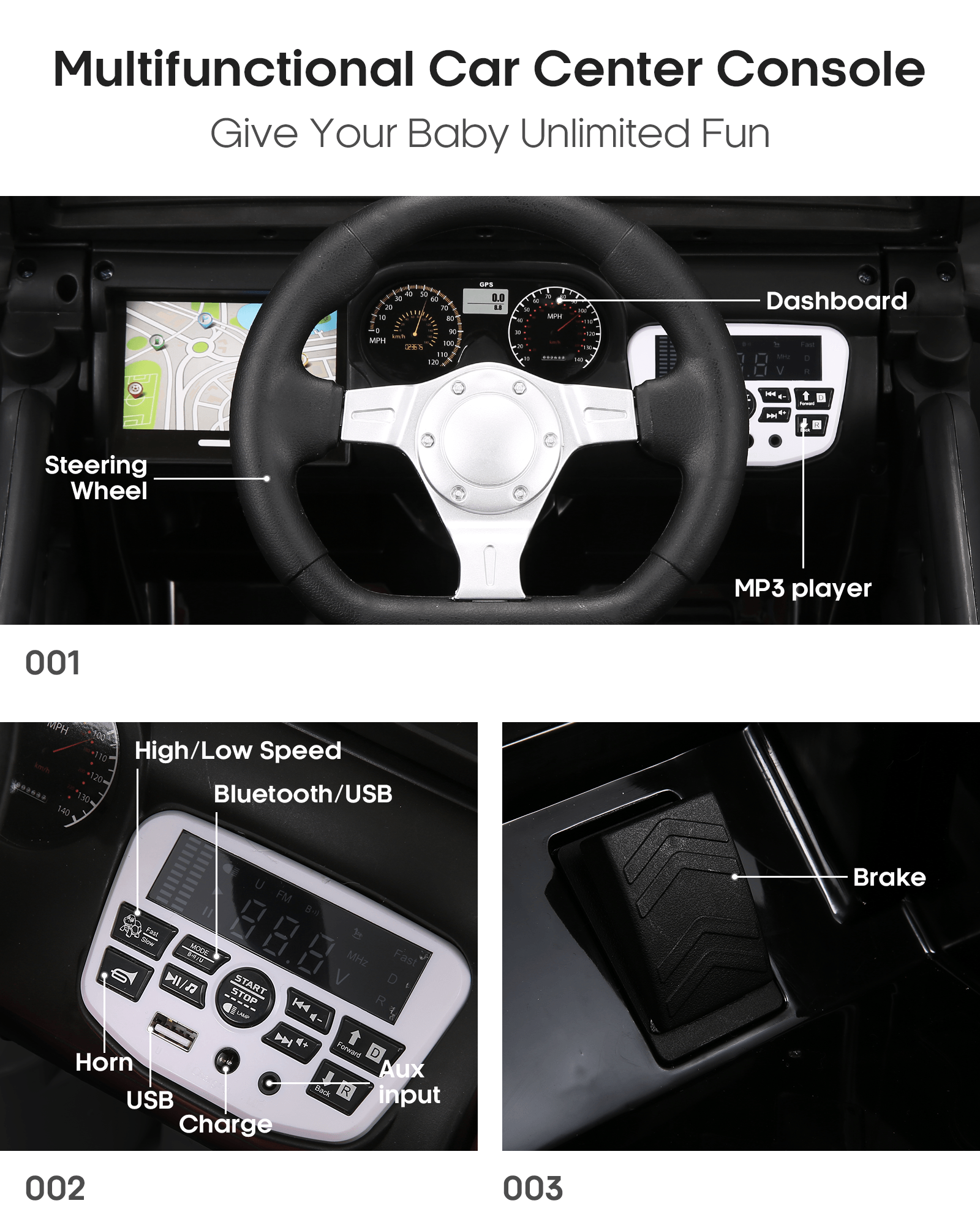 Ride on Truck Black - NAIPO
